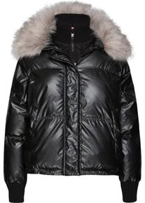 Tommy Hilfiger, Damen Outdoorjacke 'Fran puffer bomber', Schwarz