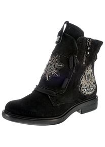 Mjus, Damen Stiefeletten, Schwarz
