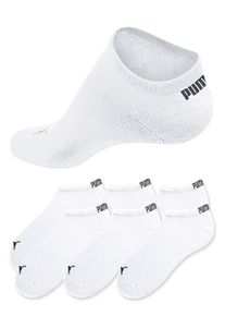Puma, Damen Füßlinge (6 Paar), Weiß