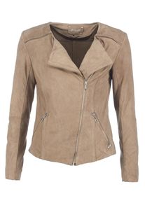 Maze, Damen Lederjacke 'Gela', Hellbeige