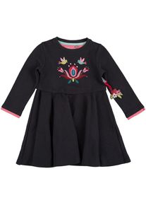 Sigikid, Mädchen Sweatkleid, Rosa / Rot / Schwarz