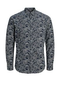 Jack & Jones JACK & JONES, Herren Hemd, Navy / Weiß