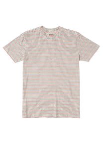 RVCA, Herren T-Shirt 'Benson', Dunkelgrau / Dunkelorange / Weiß