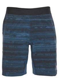Reebok, Herren Funktionsshorts 'SPEED AOP', Blau / Schwarz