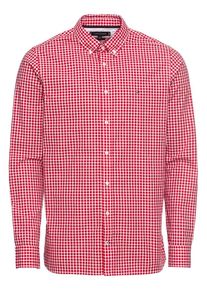 Tommy Hilfiger, Herren Hemd 'SLIM CHECK SHIRT', Rot