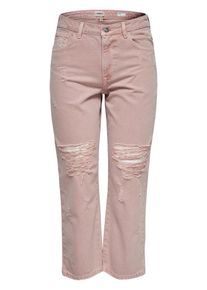 Only, Damen 'Chad High Waist Straight Fit' Jeans, Pink