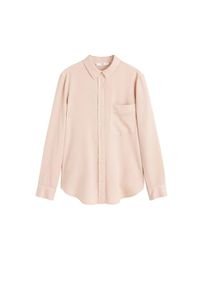 Mango, Damen Bluse, Puder