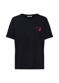 Pieces, Damen Shirt 'PCJENNY SS TEE D2D PB', Schwarz