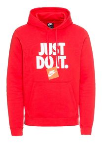 Nike Sportswear, Herren Kapuzenpullover, Rot / Weiß