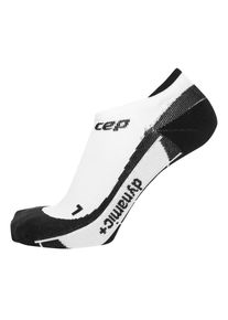 CEP, Damen Laufsocken 'No Show Socks', Schwarz / Wei&szlig;