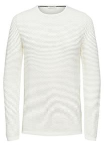 Selected Homme, Herren Strickpullover, Hellgrau