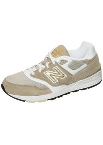 New Balance, Herren Sneaker 'ML597-RSA-D', Kitt / Ecru / Wei&szlig;