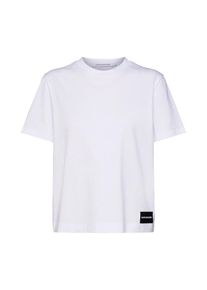 Calvin Klein Jeans, Damen Shirt 'CORE STRAIGHT FIT TEE', Weiß