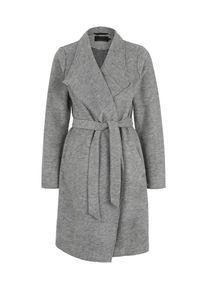 Only, Damen Langer Wollcardigan 'UMA', Graumeliert