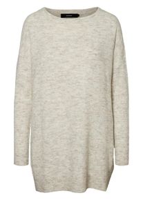V&eacute;ro Moda VERO MODA, Damen Langer Strickpullover, Grau