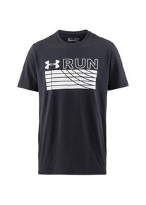 Under Armour, Herren Laufshirt 'Track', Schwarz