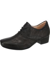 Think!, Damen Schn&uuml;rpumps, Schwarz