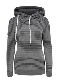 Only, Damen Sweatshirt, Graumeliert / Schwarz