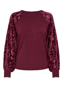 Only, Damen Pullover, Rotviolett