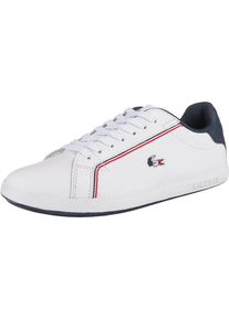 Lacoste, Damen Sneaker 'Graduate', Navy / Hellrot / Wei&szlig;
