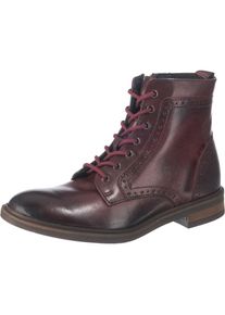 Pier One, Damen Schnürstiefeletten, Rotviolett