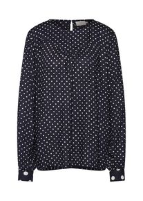 Kaffe, Damen Blusen 'Karna Mini Dot', Marine / Weiß
