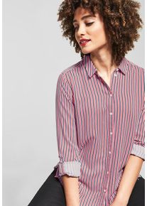 Street One, Damen Bluse, Rot / Schwarz / Weiß