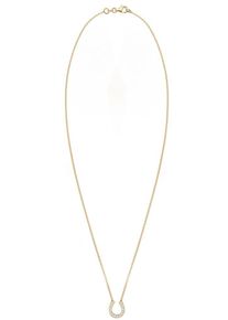 Elli, Damen Kette 'Hufeisen', Gold
