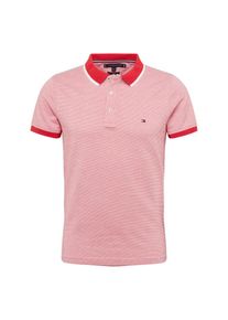 Tommy Hilfiger, Herren Shirt 'JACQUARD STRUCTURED SLIM POLO', Rot