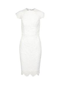 Chi Chi London, Damen Cocktailkleid, Perlwei&szlig;