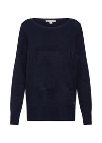 Esprit, Damen Pullover 'Sweater ottoman', Navy