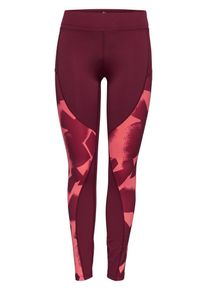 Only Play, Damen Tights 'INK AOP', Weinrot