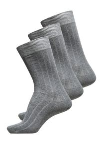 Selected Homme, Herren Socken 3er-Pack, Dunkelgrau