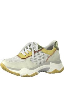 Marco Tozzi, Damen Sneaker 'Ugly Sneaker', Gelb / Wei&szlig;