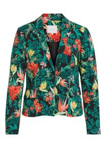 Vila, Damen Blazer, Gelb / Grün / Rot / Schwarz