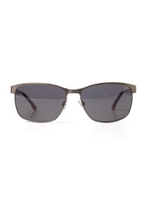 Tom Tailor, Herren Sonnenbrille, Grau / Feuerrot