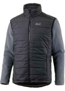 Jack Wolfskin, Herren Outdoorweste Glen Dale, Grau / Schwarz