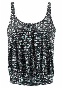Sunseeker, Damen Tankini-Top 'Magic', Mint / Schwarz / Wei&szlig;