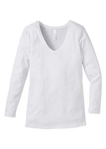 sheego Casual, Damen Shirt, Wei&szlig;