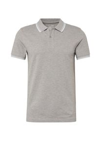 Tom Tailor Denim, Herren Poloshirt, Graumeliert / Wei&szlig;