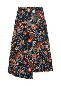 POSTYR, Damen Jaquard A-Linien Rock, Mischfarben / Schwarz