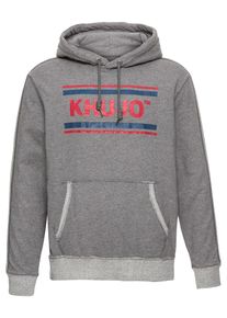 Khujo, Herren Kapuzenpullover 'Viggo', Grau / Rot