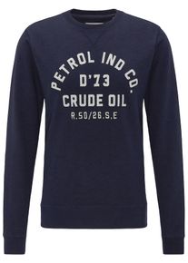 PETROL INDUSTRIES, Herren Sweater, Navy / Weiß