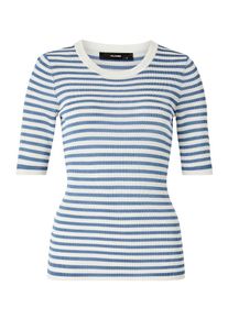 Hallhuber, Damen Pullover, Blau / Weiß