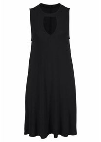 Beach Time, Damen Strandkleid, Schwarz