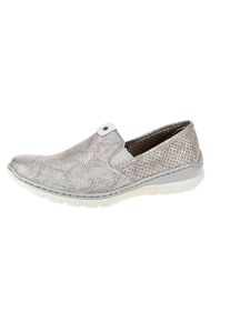 Rieker, Damen Slipper, Silber