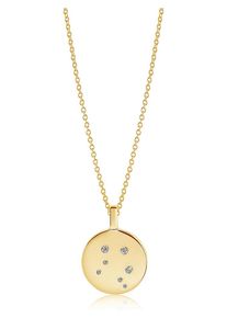 SIF JAKOBS, Damen Kette Sternzeichen Waage SJ-P1060-CZ(YG)/45, Gold