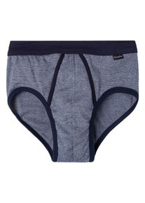 Schiesser, Herren Slip, Blaumeliert / Graumeliert