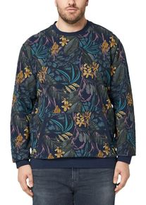 s.Oliver RED LABEL, Herren Sweatshirt, Navy / Mischfarben