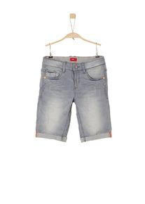s.Oliver Junior, Shorts 'Seattle', Hellgrau / Orange